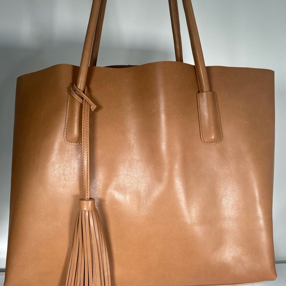 New, Natural Leather Handmade Woman Shoulder Tote Bag - Picture 8 of 12